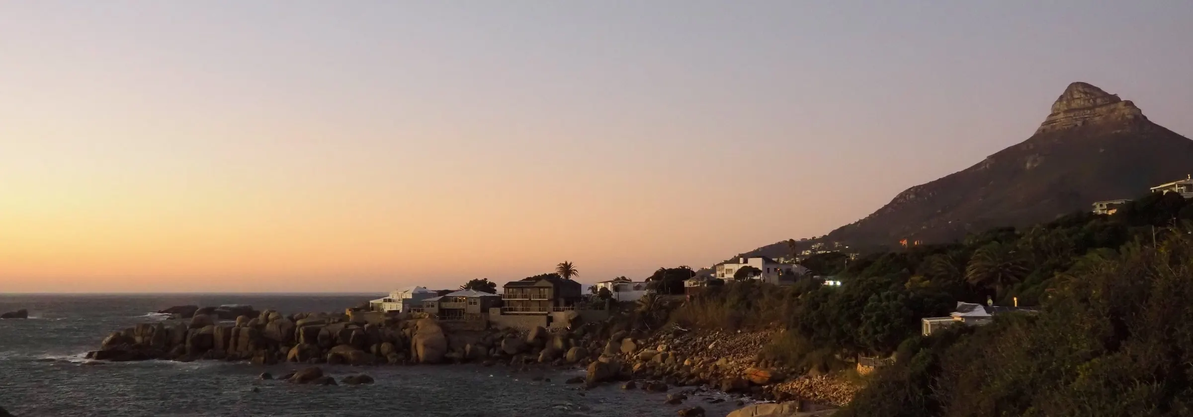 Sunset over the Atlantic, with Lion's Head