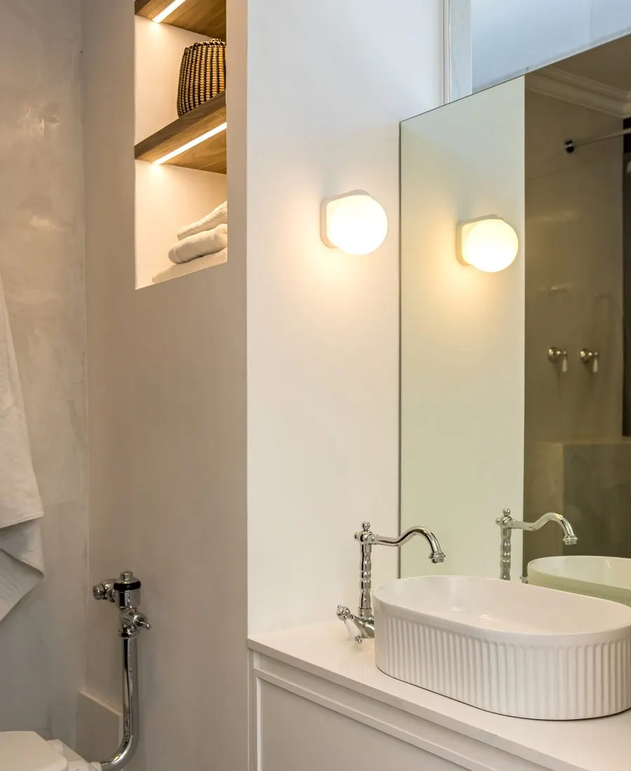 The bathroom