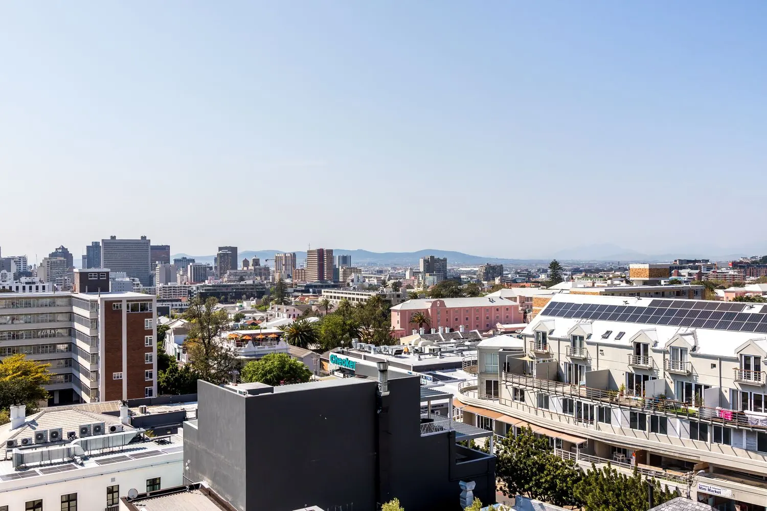 The city, from the studio